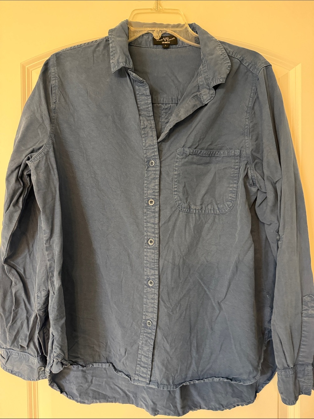 Velvet Heart Blue Lightweight Shirt Jacket